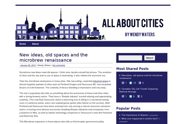 allaboutcities.ca site used Allaboutcities