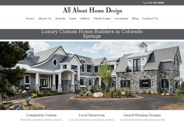 allabouthomedesign.com site used Genesis