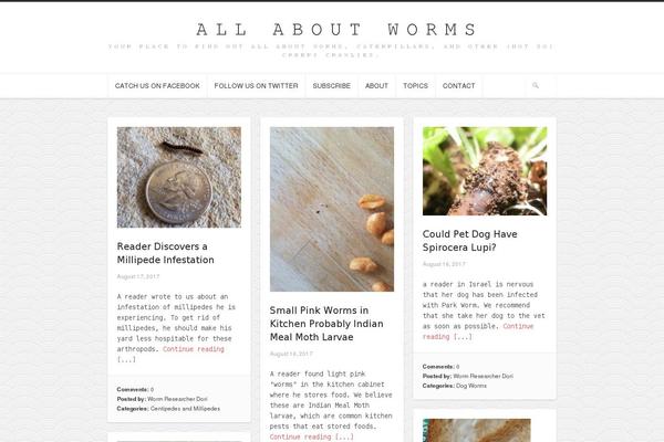 allaboutworms.com site used Clean-grid-pro