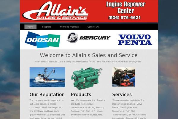 allainsales.com site used Themealley.business.pro