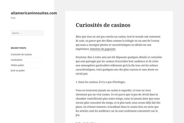 Twenty Fifteen theme site design template sample