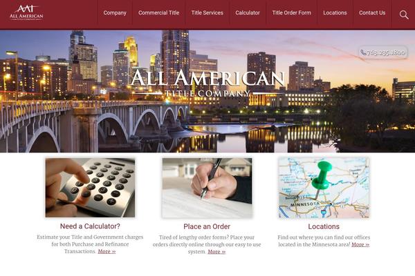 Radiate theme site design template sample