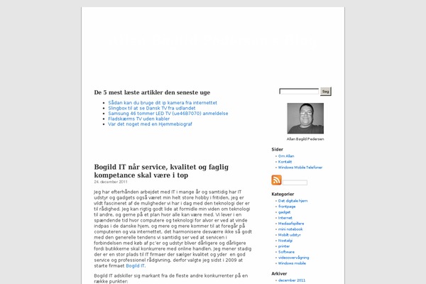 WordPress website example screenshot