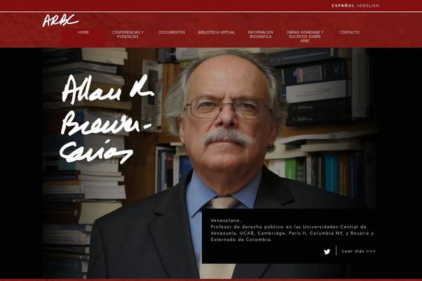 allanbrewercarias.com site used Arbc