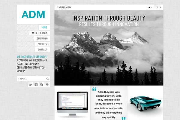 Showycase theme site design template sample