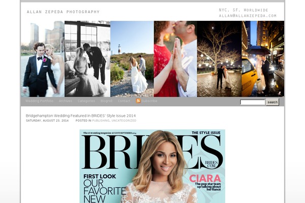 WordPress website example screenshot