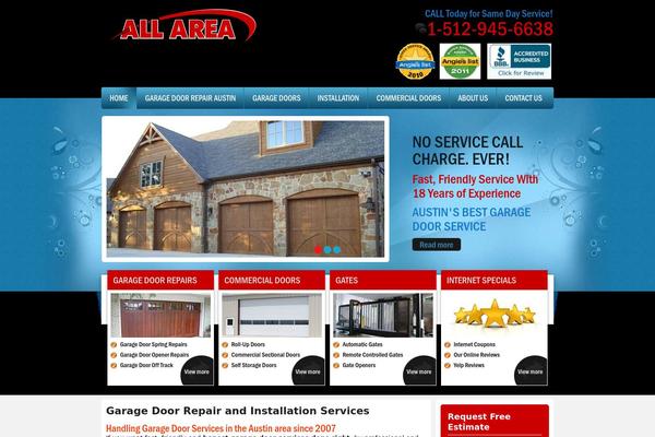 allareaoverhead.com site used Alloverhead-1.0.1