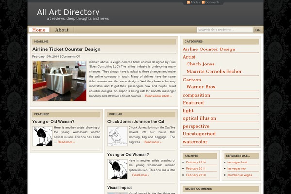 allartdirectory.com site used Alianteart