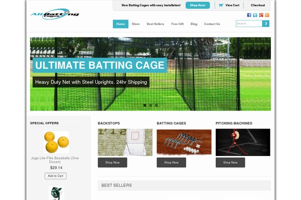 allbattingcages.com site used Suitz