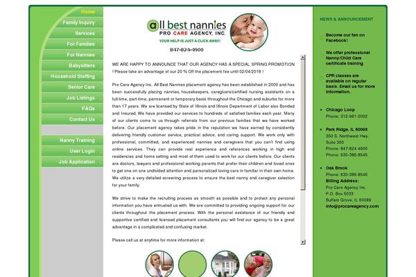 allbestnannies.com site used Allbestnannies