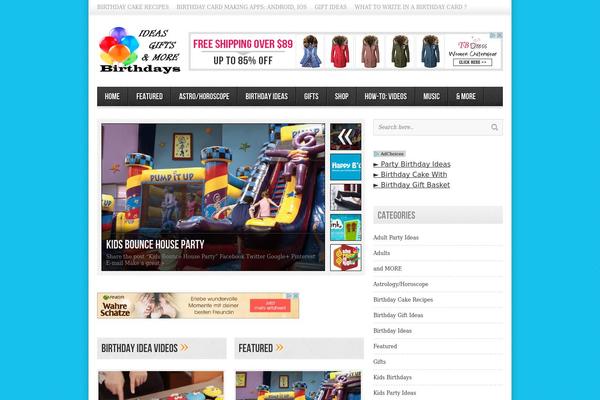 avenue theme site design template sample