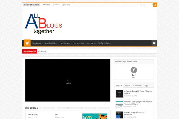 Sahifa theme site design template sample