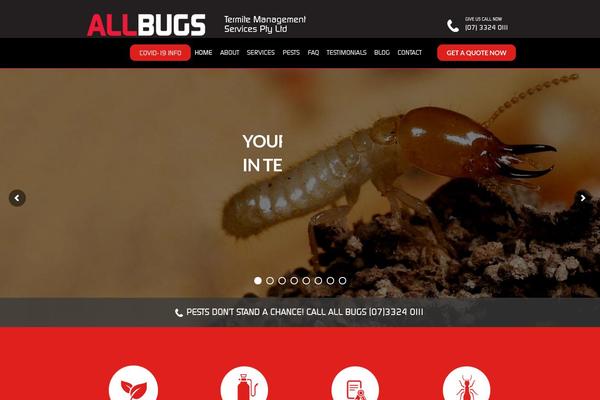 BugsPatrol theme site design template sample