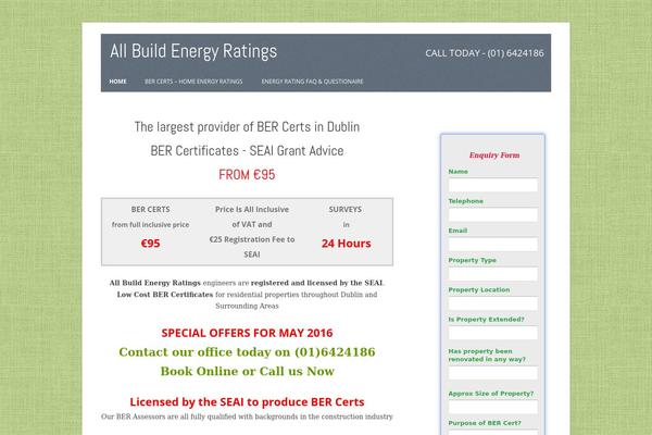 Twenty Twelve theme site design template sample