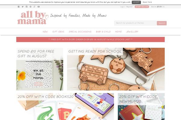 allbymama.com site used Allbymama_onward