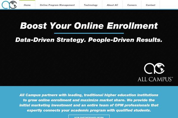 WordPress website example screenshot