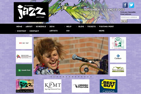 allcanadianjazz.ca site used Jazzfest