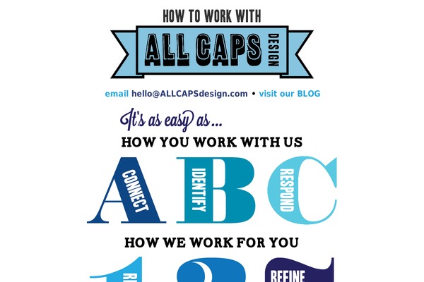 allcapsdesign.com site used Allcaps