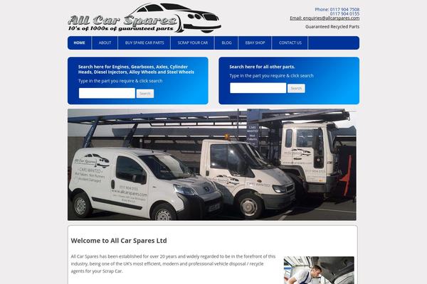 allcarspares.com site used Allcarspares