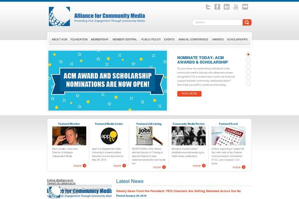 allcommunitymedia.org site used Acmtheme