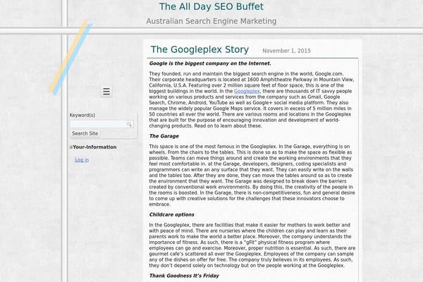 alldaybuffet.org site used Letterhead