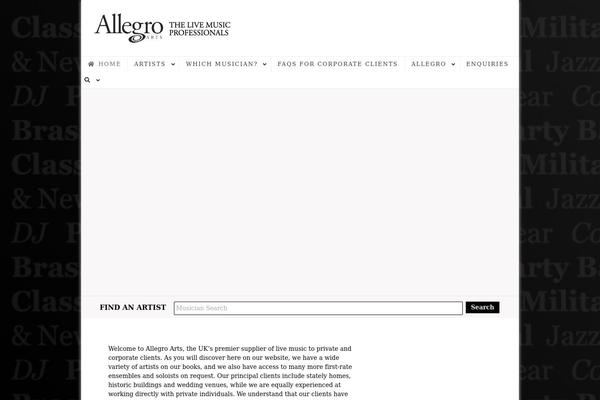 allegroarts.co.uk site used Allegro-arts
