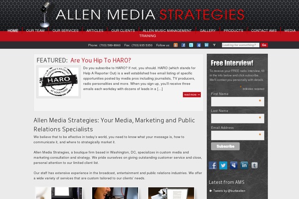 allenmediastrategies.com site used Allen_media_strategies