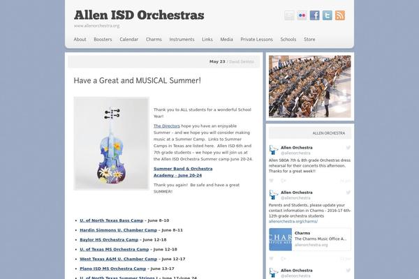 allenorchestra.org site used Paperpunch_pro