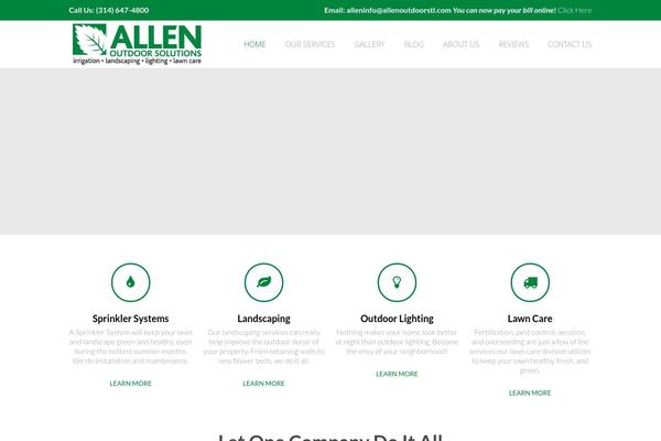 Lorencia theme site design template sample