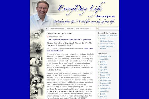 WordPress website example screenshot