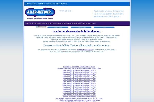 aller-retour.net site used Td