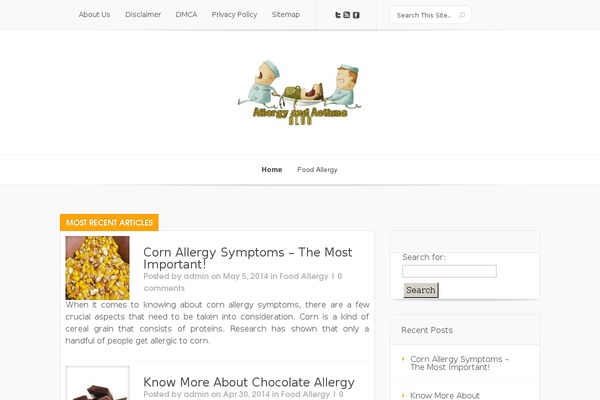 WordPress website example screenshot