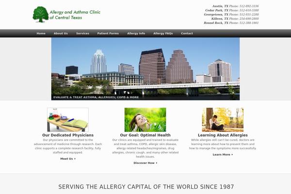 WordPress website example screenshot
