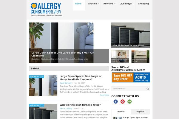 allergyconsumerreview.com site used Point-newchild
