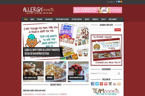 allergycookie.com site used Morning