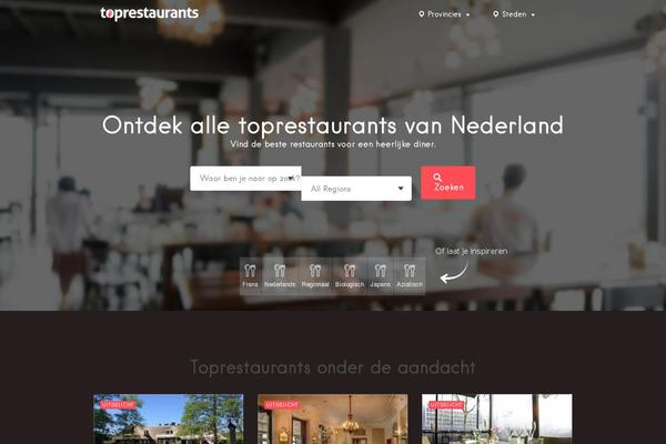 alletoprestaurants.nl site used Listable-child