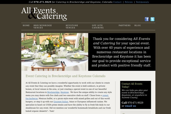 WordPress website example screenshot