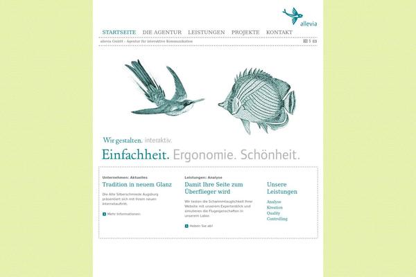 allevia.de site used Allevia