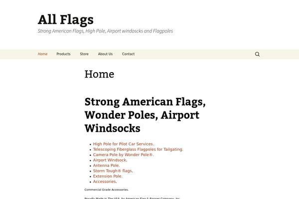 Twenty Thirteen theme site design template sample