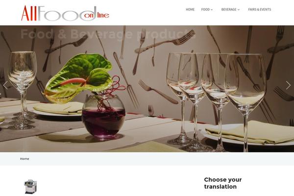 WordPress Galleria website example screenshot