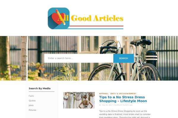 WordPress website example screenshot