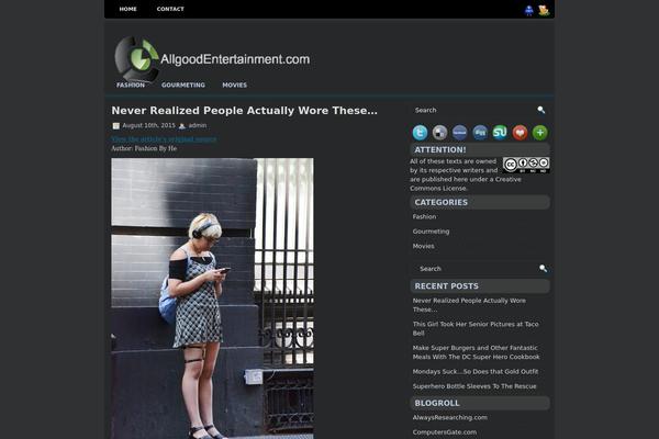 allgoodentertainment.com site used Bravis