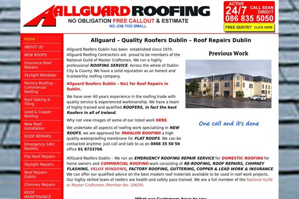 allguardroofing.ie site used Allguardroofing