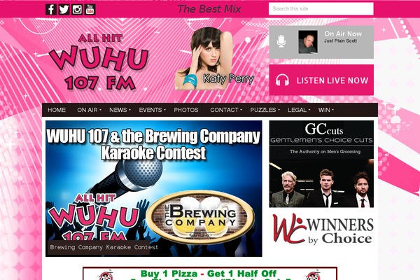 allhitwuhu107.com site used Wuhu-theme