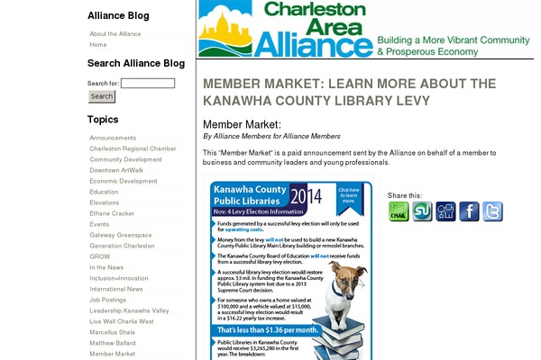 allianceblog.org site used Greenie