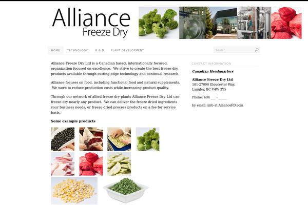 alliancefd.com site used Platform