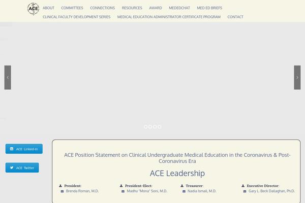 allianceforclinicaleducation.org site used Zero