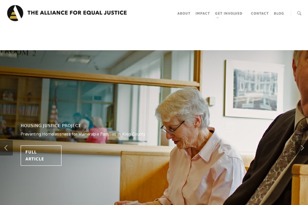 allianceforequaljustice.org site used Salient