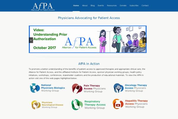 allianceforpatientaccess.org site used Afpa