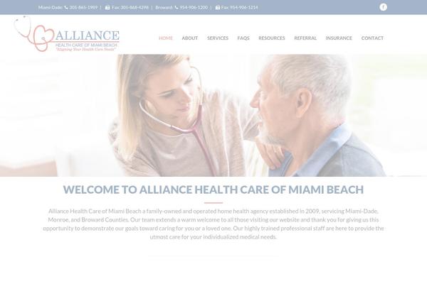 alliancehealthcaremb.com site used Senior-care